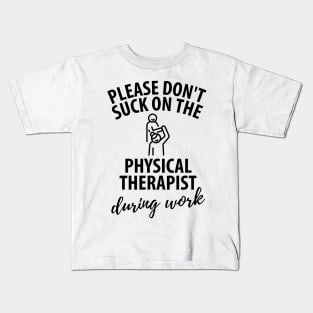 physiotherapist physical therapy gift saying funny Kids T-Shirt